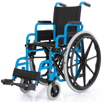Electric Blue Pediatric Wheelchair
